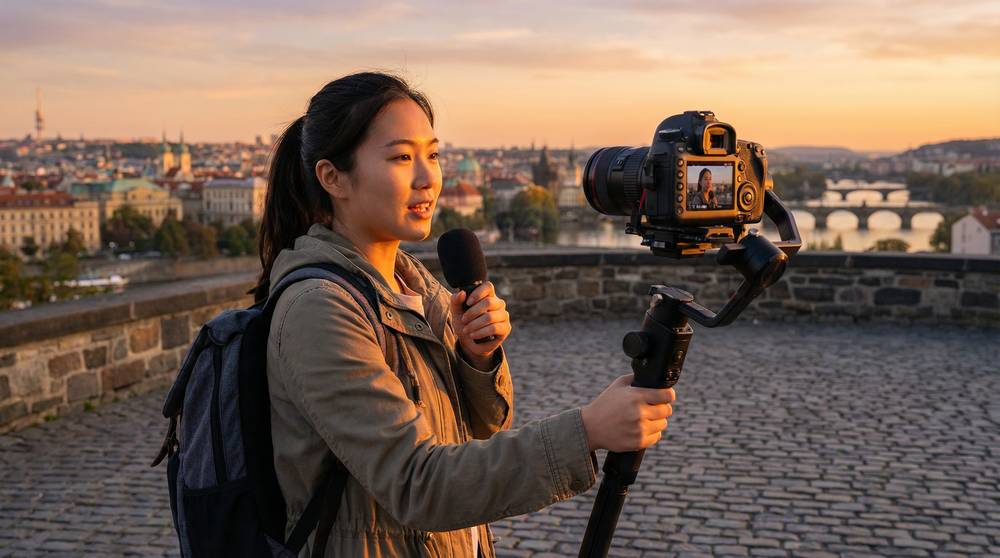 黄色仓库旅行视频